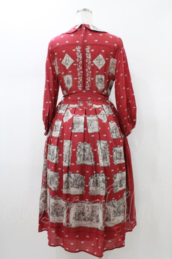 画像2: Jane Marple / Spirit of libertyコレットドレス  ローズ H-26-01-18-1014-JM-OP-KB-ZH (2)