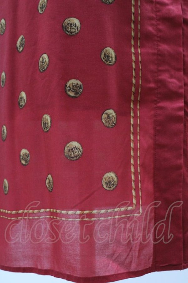 画像5: Jane Marple Dans Le Salon / Granny’s buttonsクロスカラードレス  ローズ×ライトベージュ H-26-01-18-1015-JM-OP-KB-ZH (5)