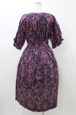 画像2: Jane Marple Dans Le Salon / Marie Antoinette drawstring sleeve dress Free ネイビー H-26-01-18-1016-JM-OP-KB-ZH (2)