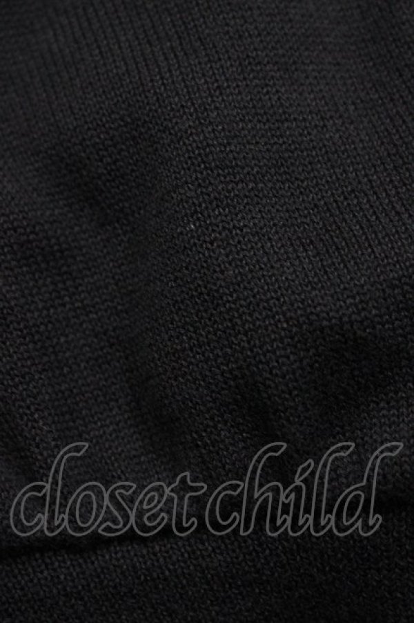 画像5: Jane Marple Dans Le Salon / ニットスリーブレジメンタルワンピース  ネイビー H-26-01-18-1017-JM-OP-KB-ZH (5)