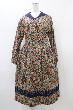 画像: Jane Marple / Heirloomヴィンテージマリンカラードレス M ネイビー H-26-01-18-1021-JM-OP-KB-ZH