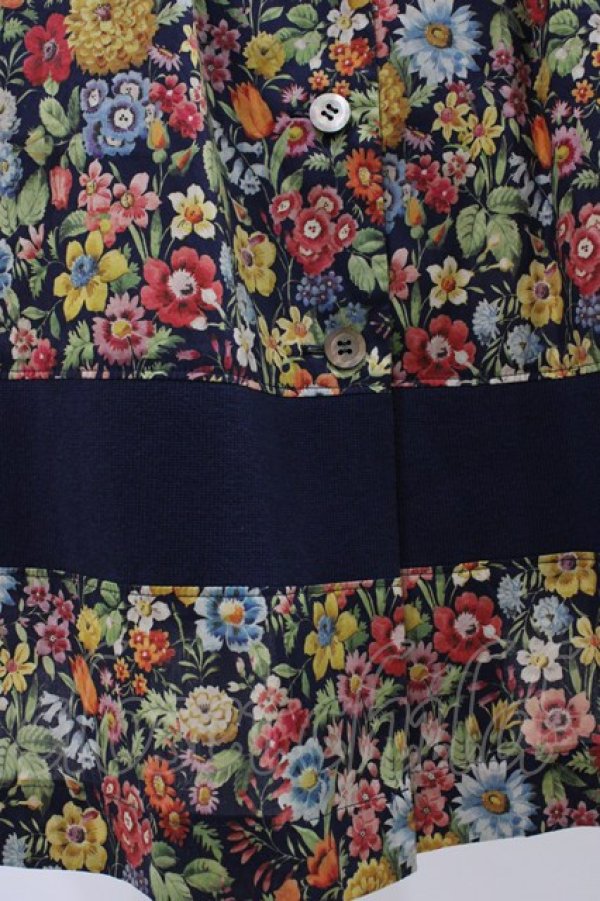 画像5: Jane Marple / Heirloomヴィンテージマリンカラードレス M ネイビー H-26-01-18-1021-JM-OP-KB-ZH (5)