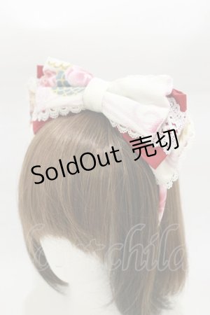 画像: metamorphose / 花鳥風月〜乙女のはなごろも〜リボンカチューシャ  白梅(White) H-26-01-18-002-ME-AC-NS-ZH