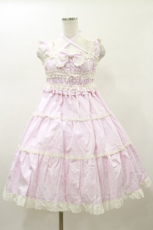 画像: BABY,THE STARS SHINE BRIGHT / シャーリングベビードールジャンパースカート Free ピンク H-26-01-18-072-BA-OP-NS-ZH