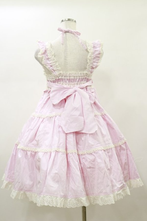 画像2: BABY,THE STARS SHINE BRIGHT / シャーリングベビードールジャンパースカート Free ピンク H-26-01-18-072-BA-OP-NS-ZH (2)