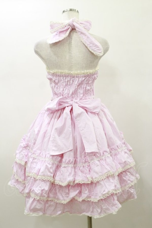 画像2: BABY,THE STARS SHINE BRIGHT / リボンリボンジェラートサンドレス Free ピンク H-26-01-18-073-BA-OP-NS-ZH (2)