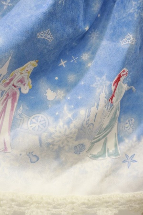 画像3: Secret Honey / If you Can Dreamワンピース（ディズニープリンセスver） size2 ブルー H-26-01-18-080-CA-OP-YZ-ZH (3)