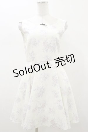 画像: Ank Rouge / バラ柄ジャンパースカート FREE オフ H-26-01-18-081-CA-OP-YZ-ZH