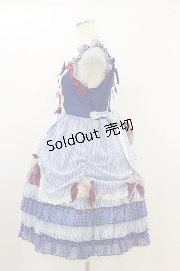 画像3: BABY,THE STARS SHINE BRIGHT / MY ANNIVERSARY/くまちゃんジャンパースカート Free ブルー H-26-01-18-016-BA-OP-NS-ZH (3)