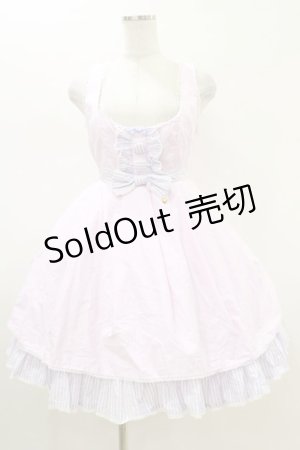 画像: Angelic Pretty / ときめきGirlジャンパースカート  ピンク H-26-01-18-018-AP-OP-NS-ZH