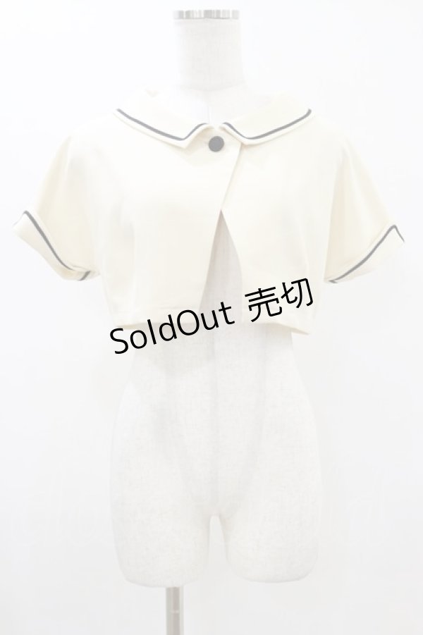 画像1: an another angelus / ジャケット付きドットキャミワンピースのジャケット Free IVORY H-26-01-18-019-CA-TO-NS-ZH (1)