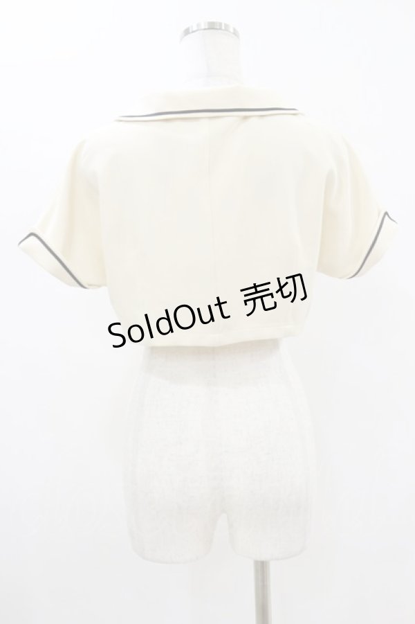 画像2: an another angelus / ジャケット付きドットキャミワンピースのジャケット Free IVORY H-26-01-18-019-CA-TO-NS-ZH (2)