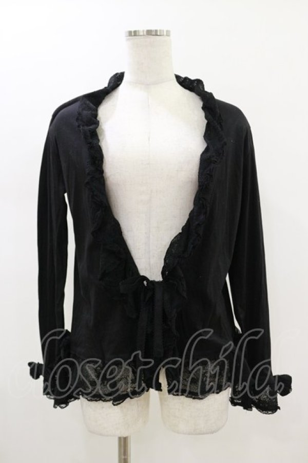 画像1: KANEKO ISAO / フリルボレロ Free ブラック H-26-01-18-023-EL-TO-NS-ZH (1)