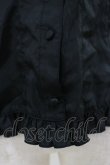 画像4: metamorphose / スタンドカラーフリルブラウス Free ブラック H-26-01-18-024-ME-BL-NS-ZH (4)