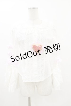 画像: BABY,THE STARS SHINE BRIGHT / ふわふわクリームプリンセスブラウス Free オフ/ピンク H-26-01-18-028-BA-BL-NS-ZH