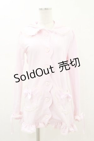 画像: DearMyLove / くまみみカーディガン M ピンク H-26-01-18-037-EL-TO-NS-ZH