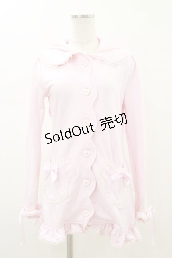 画像1: DearMyLove / くまみみカーディガン M ピンク H-26-01-18-037-EL-TO-NS-ZH (1)