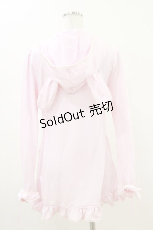 画像2: DearMyLove / くまみみカーディガン M ピンク H-26-01-18-037-EL-TO-NS-ZH (2)