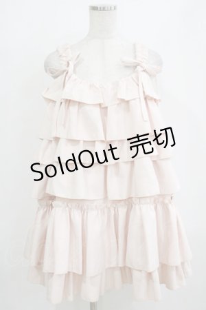 画像: merry jenny / ホイップクリームミニワンピース  ピンク H-26-01-19-027-LO-OP-KB-ZH