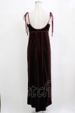 画像3: merry jenny / ribbonベロアキャミワンピース  ボルドー H-26-01-19-028-LO-OP-KB-ZH (3)