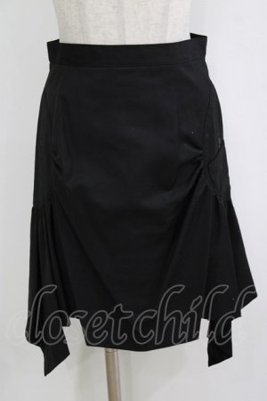 画像: PEACE NOW / サイド切替スカート  ブラック H-26-01-19-032-PU-SK-KB-ZH