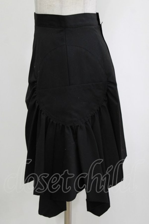 画像2: PEACE NOW / サイド切替スカート  ブラック H-26-01-19-032-PU-SK-KB-ZH (2)