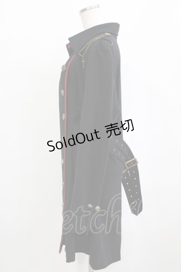 画像2: PUTUMAYO / 【中二病でも恋がしたい！戀】Wロングジャケット  ブラック H-26-01-19-033-PT-JA-KB-ZH (2)