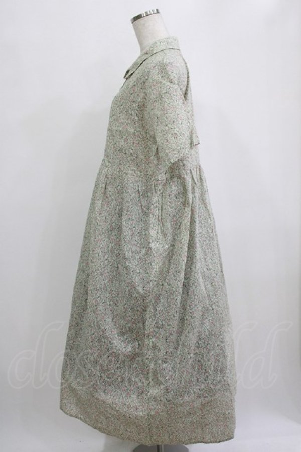 画像2: merry jenny / tulipシャツワンピース  ミントグリーン H-26-01-19-004-LO-OP-KB-ZH (2)