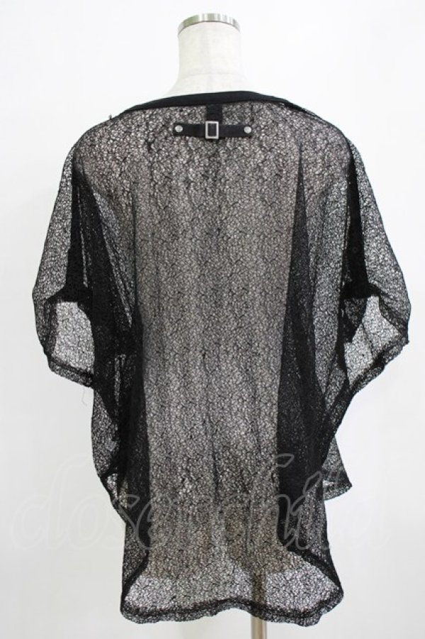 画像3: Ozz Croce / レースドルマンZIPジャケット  黒 H-26-01-19-035-OO-JA-KB-ZH (3)