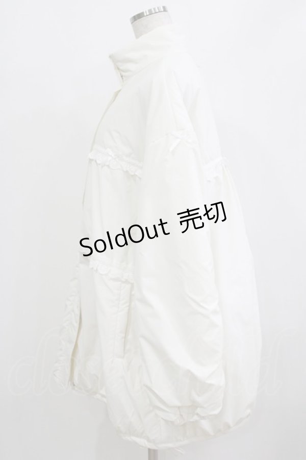 画像2: merry jenny / ribbonフリルパデットジャケット  アイボリー H-26-01-19-038-LO-JA-KB-ZH (2)