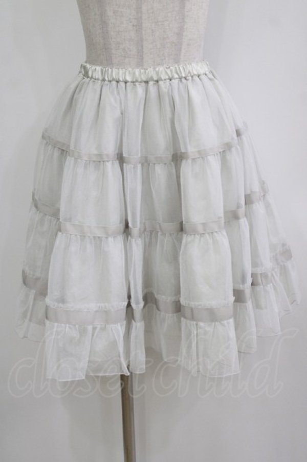 画像1: Emily Temple cute / シャイニーペチコート  グレー H-26-01-19-039-ET-SK-KB-ZH (1)