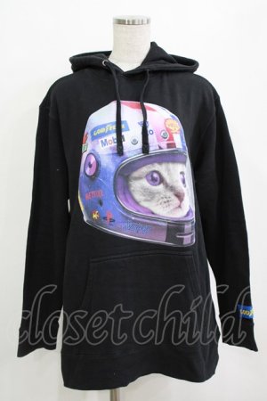 画像: MILKBOY / CAT RACERパーカー  ブラック H-26-01-19-040-MB-TO-KB-ZH