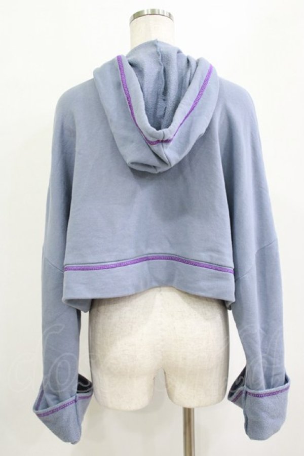 画像3: LAND by MILK BOY / HEART STONE HOODIES  ブルー H-26-01-19-041-MB-TO-KB-ZH (3)