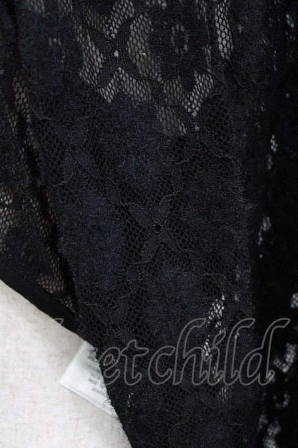 画像4: merry jenny / レースフリルボレロ  ブラック H-26-01-19-043-LO-TO-KB-ZH (4)