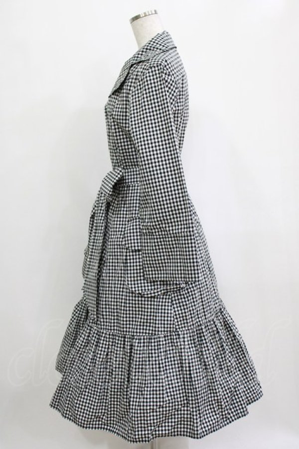 画像2: MILK / MILKスプリングコート  ブラックギンガム H-26-01-19-005-ML-CO-KB-ZH (2)