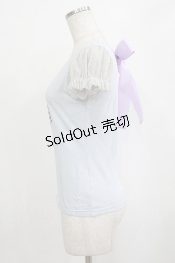 画像2: MILK / girls rule the world Tee  サックス H-26-01-19-049-ML-TO-KB-ZH (2)