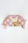 画像1: PINK HOUSE / PINK HOUSE×misako&erinkoピンクリトルテディプリントポーチ  ピンク H-26-01-19-1005-LO-ZA-NS-ZH (1)