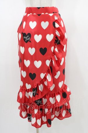 画像: Angelic Pretty / 【渋谷限定】Dolly Heartティアードスカート Free レッド H-26-01-19-1028-AP-SK-NS-ZH
