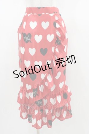 画像: Angelic Pretty / 【渋谷限定】Dolly Heartティアードスカート Free レッド H-26-01-19-1028-AP-SK-NS-ZH