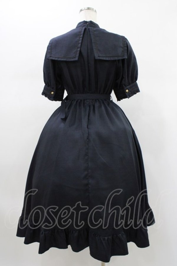 画像2: Kurumi Collaboration / マリンアカデミアワンピース S ネイビー H-26-01-19-1029-0-OP-NS-ZH (2)