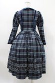 画像2: Maria pipi / フローラツイルチェックドレス S NAVY/WHITE H-26-01-19-1030-EL-OP-NS-ZH (2)