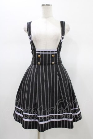 画像: Amavel / ライン入りレジメンタルストライプ柄サイドプリーツジャンスカ FREE グレー H-26-01-19-1040-CA-OP-YZ-ZH