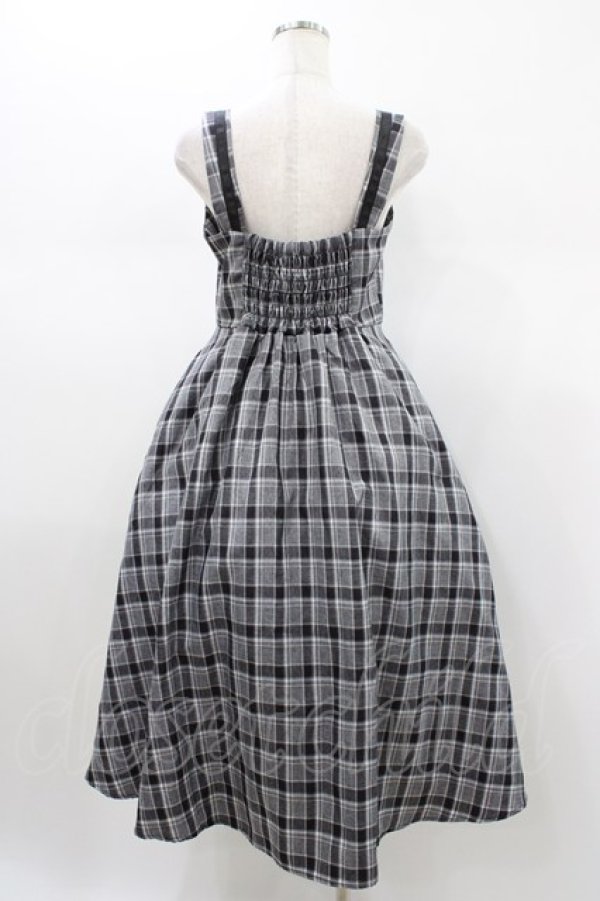 画像2: m petit by misako / AMCHKスクエアネックジャンパースカート S ブラック H-26-01-19-1041-LO-OP-NS-ZH (2)