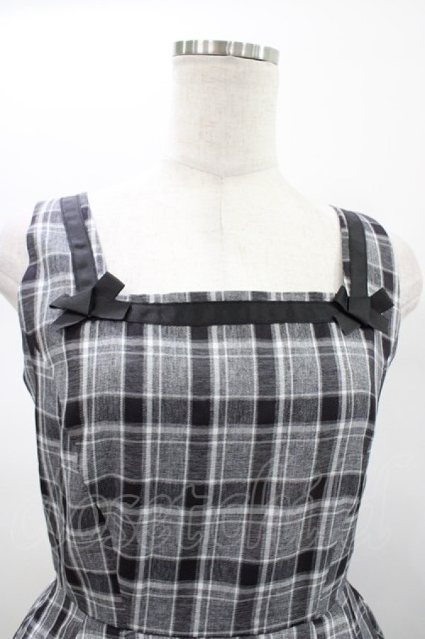 画像3: m petit by misako / AMCHKスクエアネックジャンパースカート S ブラック H-26-01-19-1041-LO-OP-NS-ZH (3)