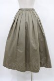 画像2: INGEBORG / クールモーションツイルタックスカート 9号 サンドベージュ H-26-01-19-1042-LO-OP-NS-ZH (2)