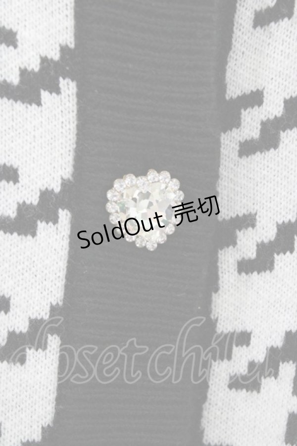 画像3: Ank Rouge / ビジューボタン千鳥カーデ M ブラック H-26-01-19-1045-CA-TO-NS-ZH (3)