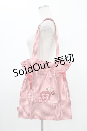 画像: PINK HOUSE / ノベルティ巾着バッグ  レッド H-26-01-19-1008-LO-BG-NS-ZH