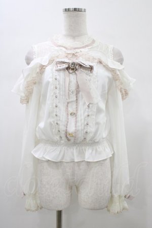 画像: LIZ LISA / オープンショルダーフリルブラウス Free オフ/ピンク H-26-01-19-1046-LO-BL-NS-ZH