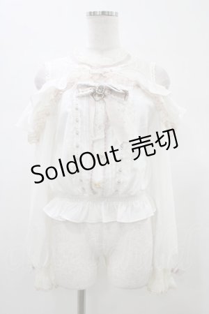 画像: LIZ LISA / オープンショルダーフリルブラウス Free オフ/ピンク H-26-01-19-1046-LO-BL-NS-ZH