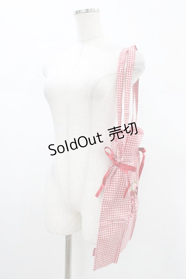 画像2: PINK HOUSE / ノベルティ巾着バッグ  レッド H-26-01-19-1008-LO-BG-NS-ZH (2)